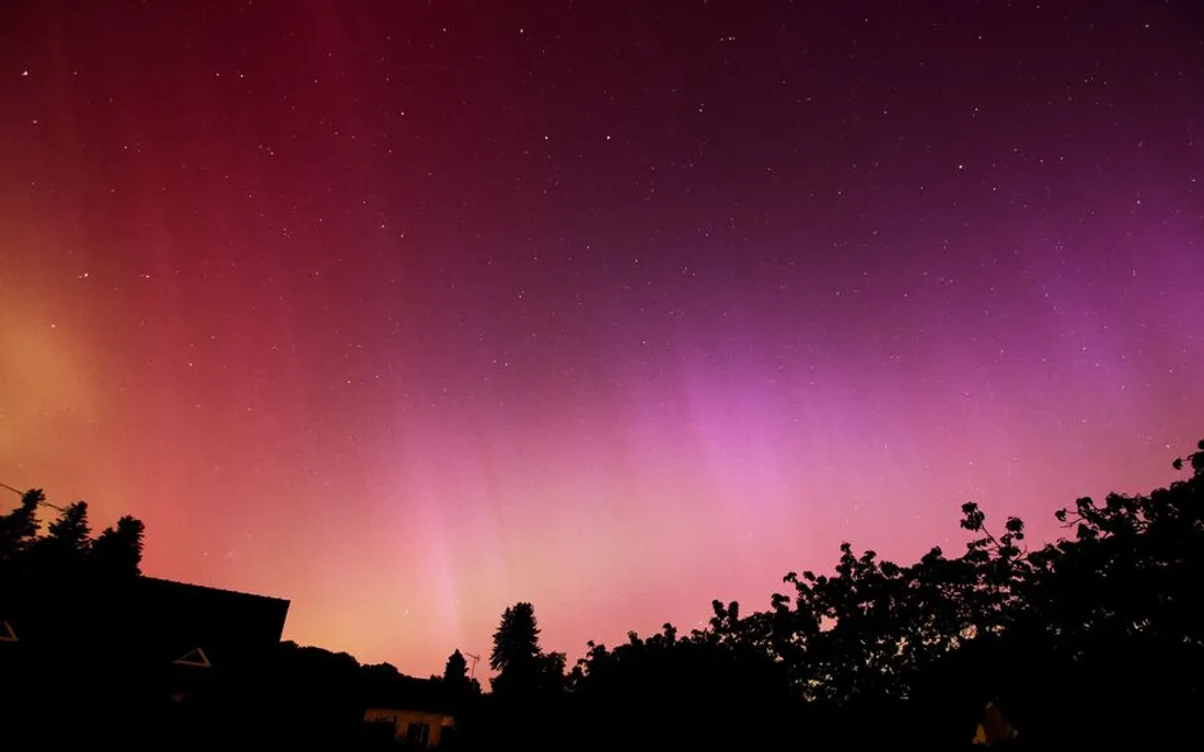 Les magnifiques images des aurores boréales observées en France.