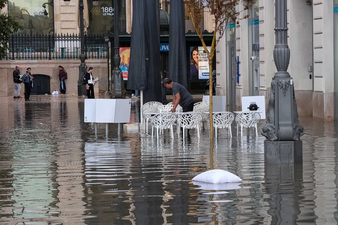 Marseille sous l'eau : Plusieurs quartiers inondés à cause des fortes pluies