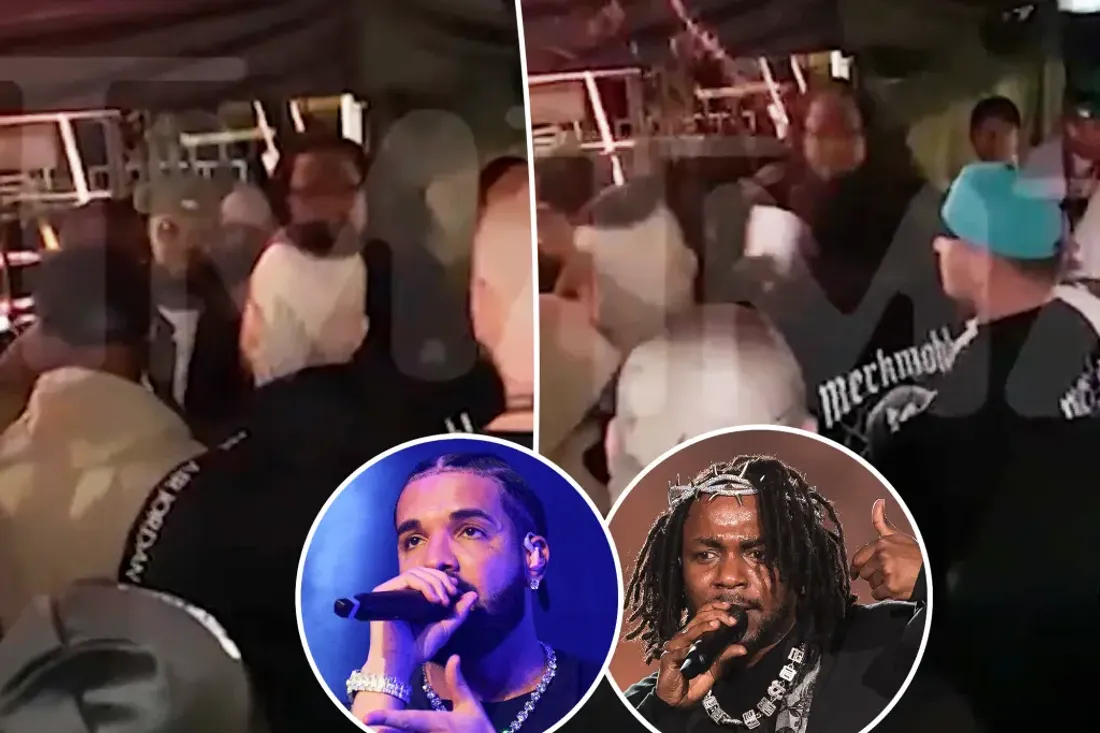 Les images de l’altercation entre Rick Ross et l’équipe de Drake