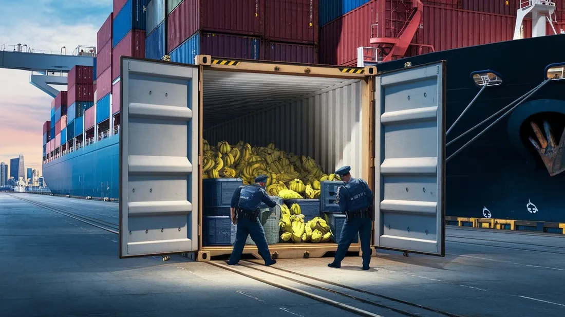 13 tonnes de cocaïne trouvées dans des bananes !