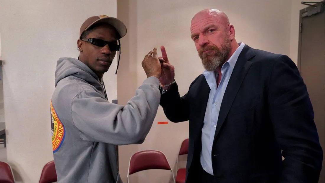 Travis Scott catcheur à la WWE?
