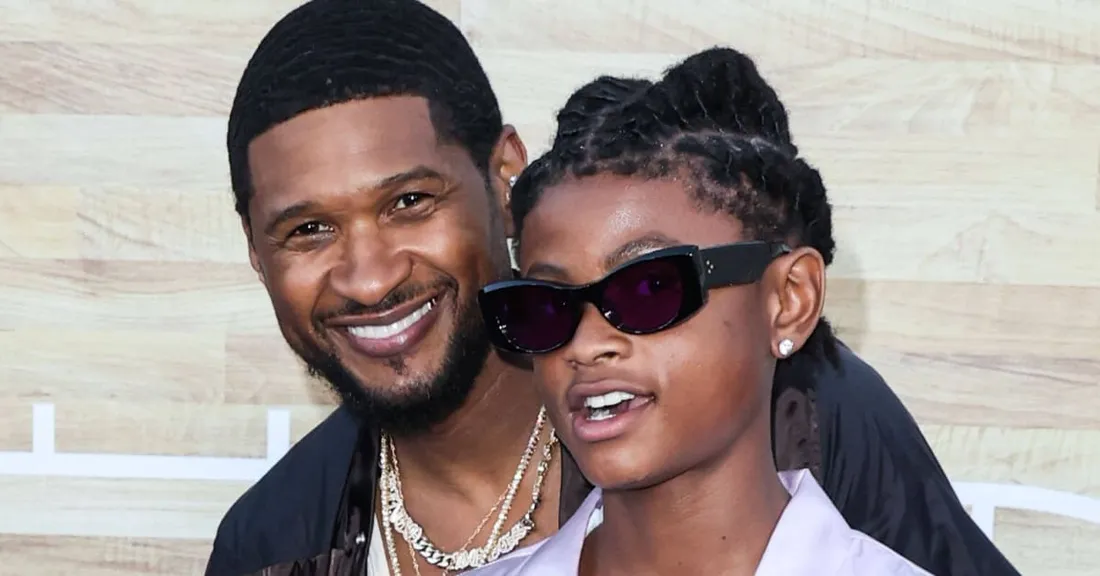Quand le fils d'Usher vole son téléphone pour DM PinkPantheress !