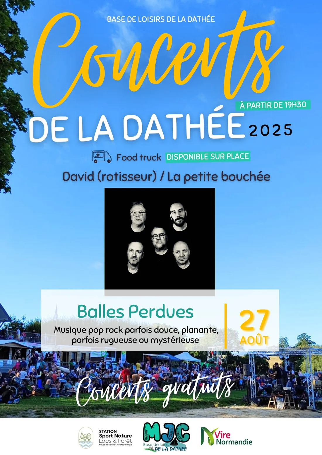 La dernier concert de l'été à la Dathée, c'est ce mercredi. 