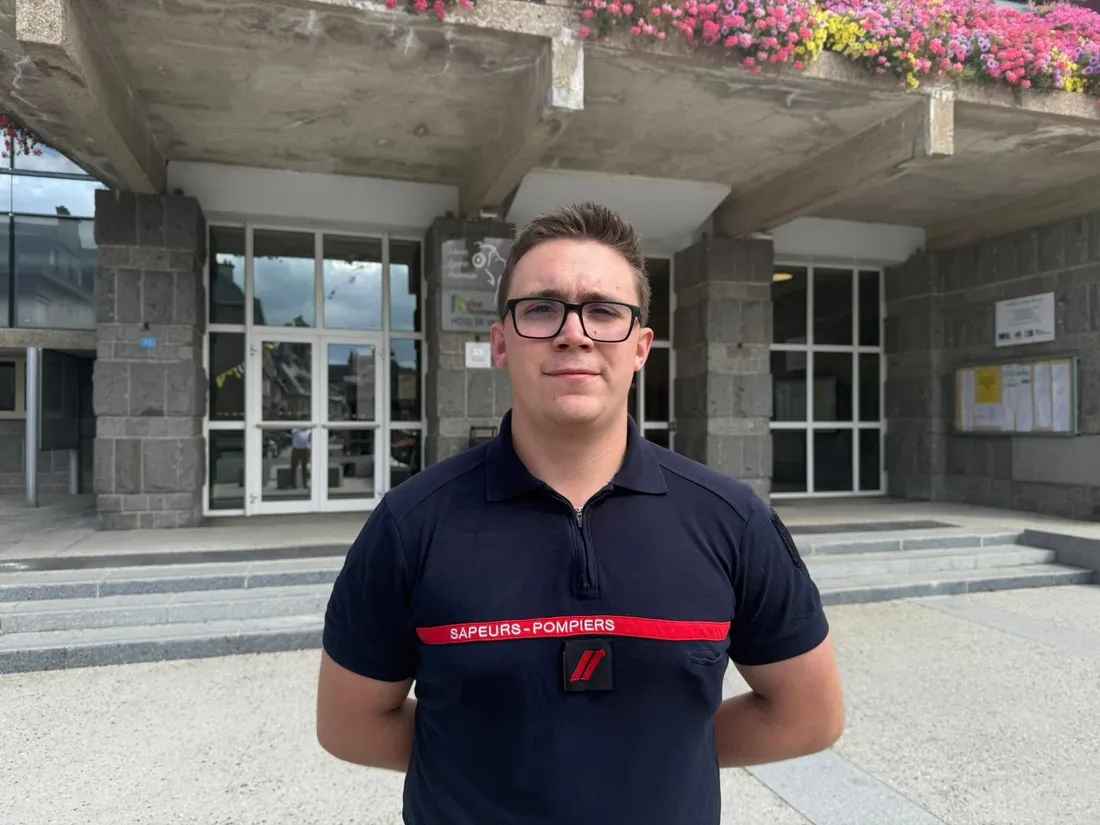Rudy Huet est sapeur pompier volontaire à Vire Normandie.