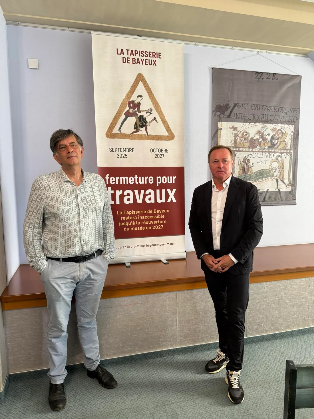 A Bayeux, on se veut rassurant sur les conditions dans lesquelles la Tapisserie va être transportée.
