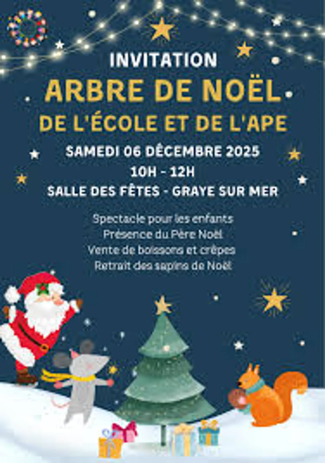 ARBRE DE NOEL A GRAYE
