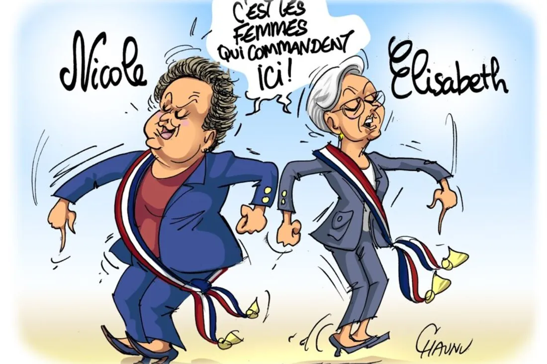 Emmanuel Chaunu a notamment dessiné Elisabeth Borne et Nicole Desmottes. 