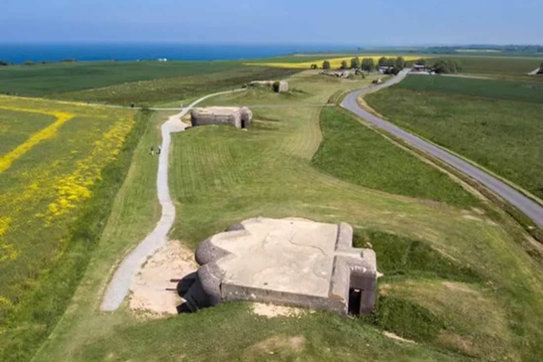 le poste de commandement de tir de la batterie allemande de Longues-sur-Mer est fermé au public.