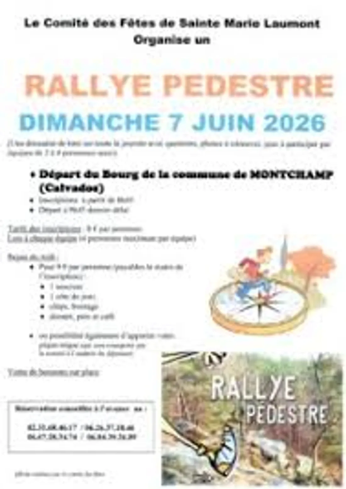 RALLYE PEDESTRE MONTCHAMP