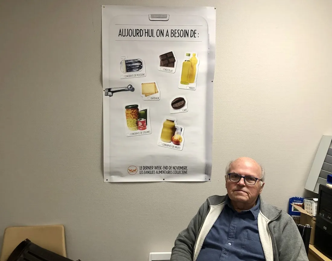 Michel Riss préside le Relais alimentaire de Bayeux.