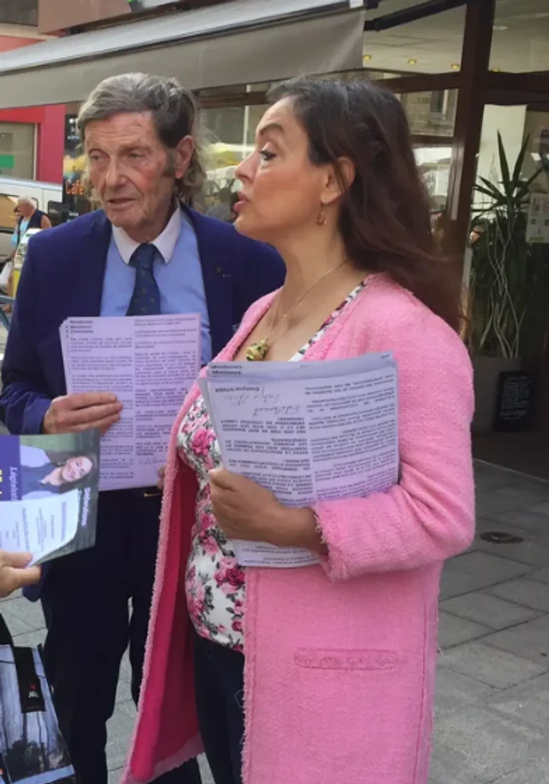  En juin 2017, Olivier Stirn était venu soutenir son épouse Evelyne pour les élections législatives.