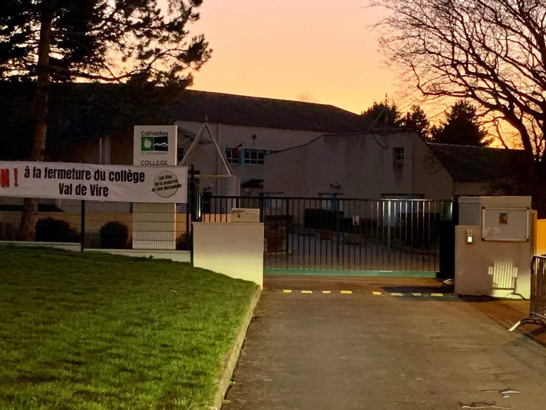 Le collège du Val de Vire a retrouvé son calme ce lundi soir.