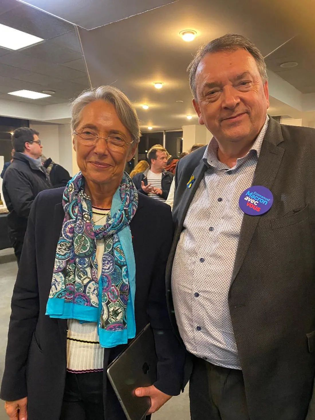 Elisabeth Borne est notamment soutenue par le maire de Vire Normandie Marc Andreu-Sabater.