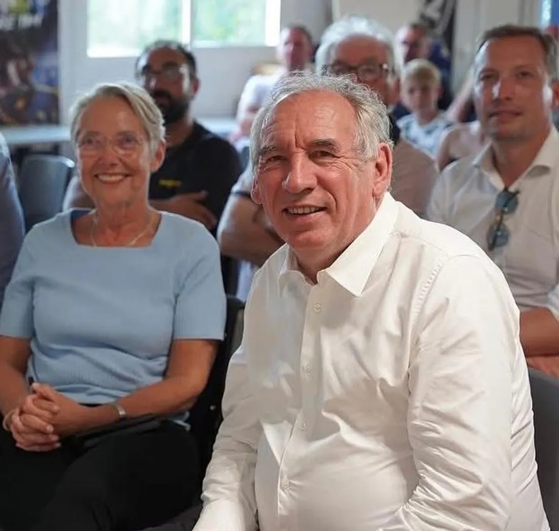 François Bayrou était venu à Vire pour soutenir Elisabeth Borne, lors des dernières législatives.
