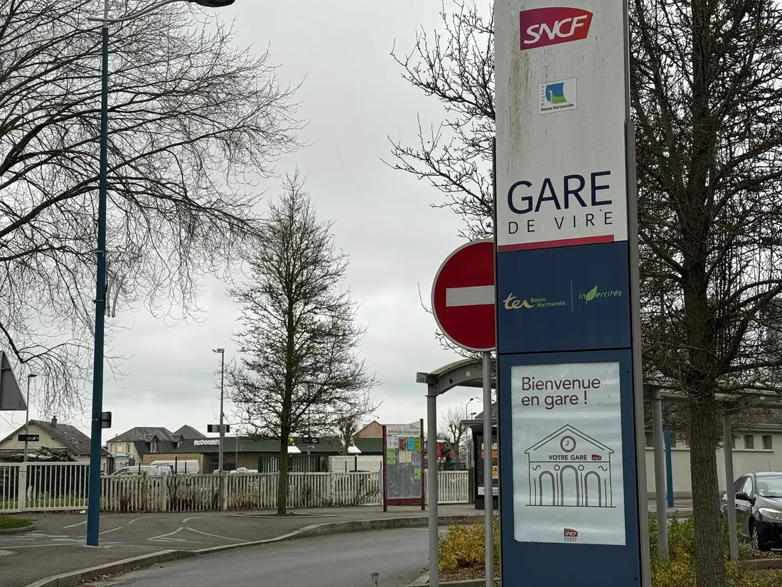 La gare SNCF de Vire a été le théâtre d'une interpellation il y a quelques jours. 