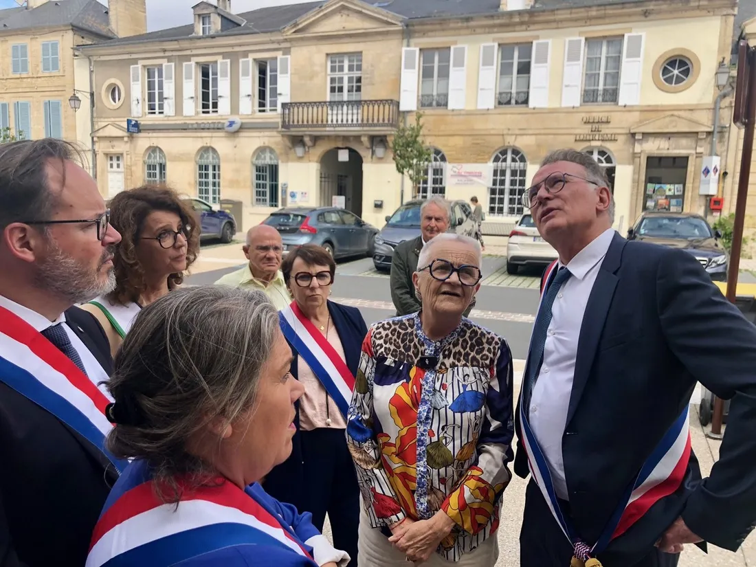 Françoise Gatel, la ministre déléguée en charge de la ruralité a fait étape dans le Calvados. 