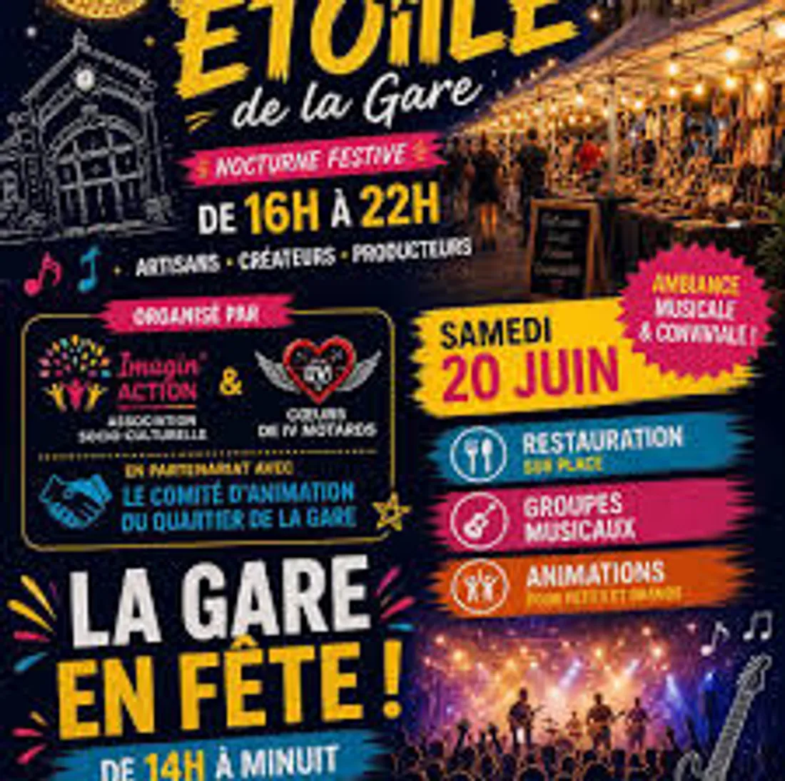 la gare en fête