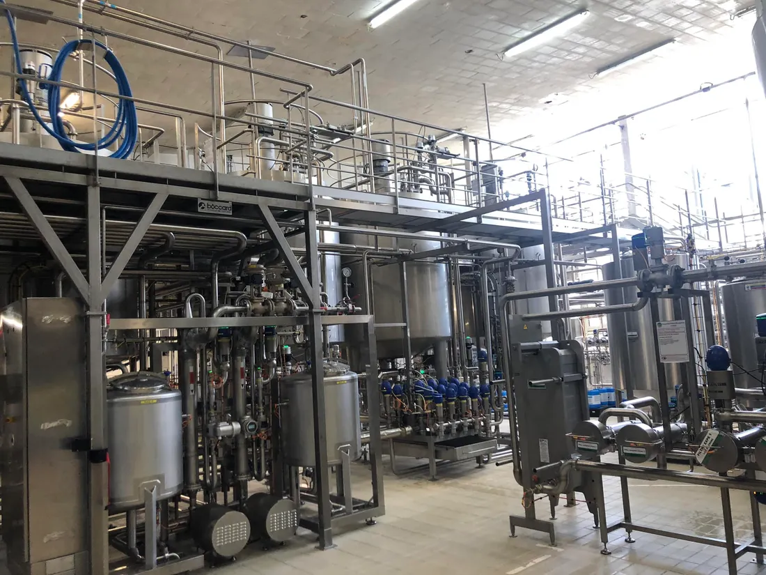 La laiterie Danone a ouvert ses portes, hier au Molay-Littry.