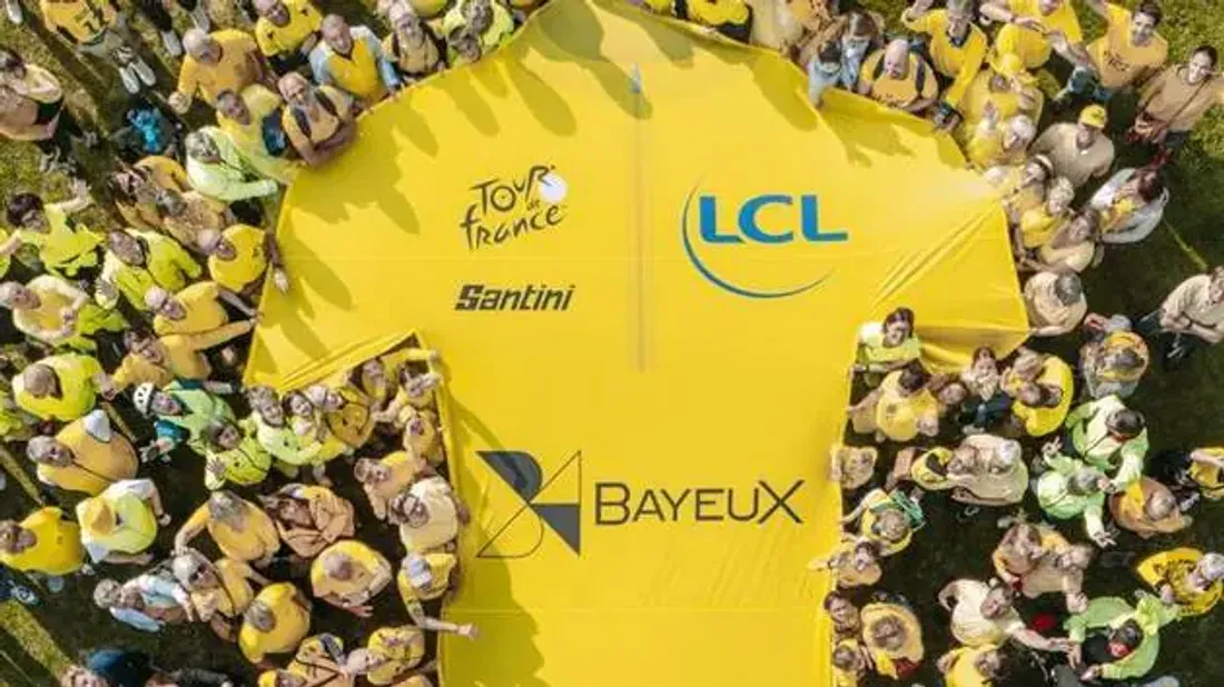 C'est avec cette photo que Bayeux compte remporter le concours "Ma ville en jaune" !