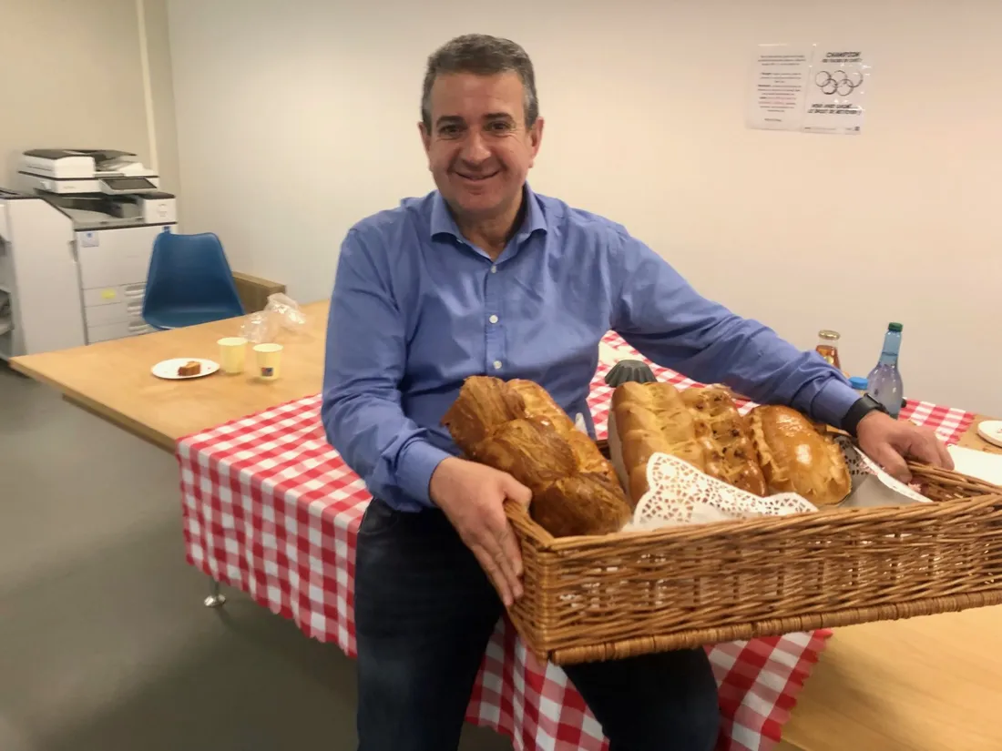 David Abdou est le président de l'entreprise Mamie Normandie, installée à Bayeux.