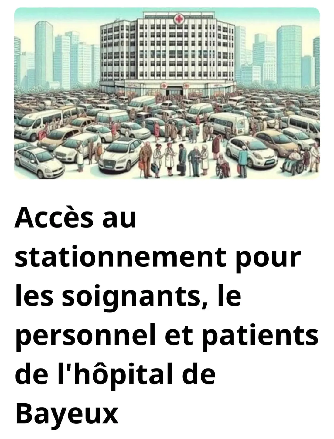 Une pétition a été lancée par un collectif de soignants de l'hôpital de Bayeu