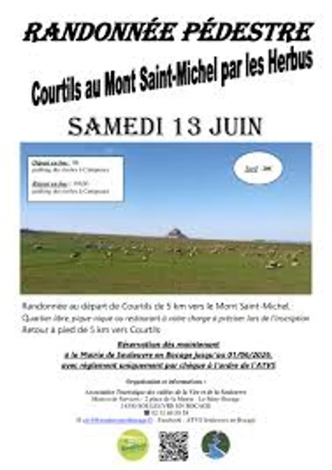 randonne au mont st michel