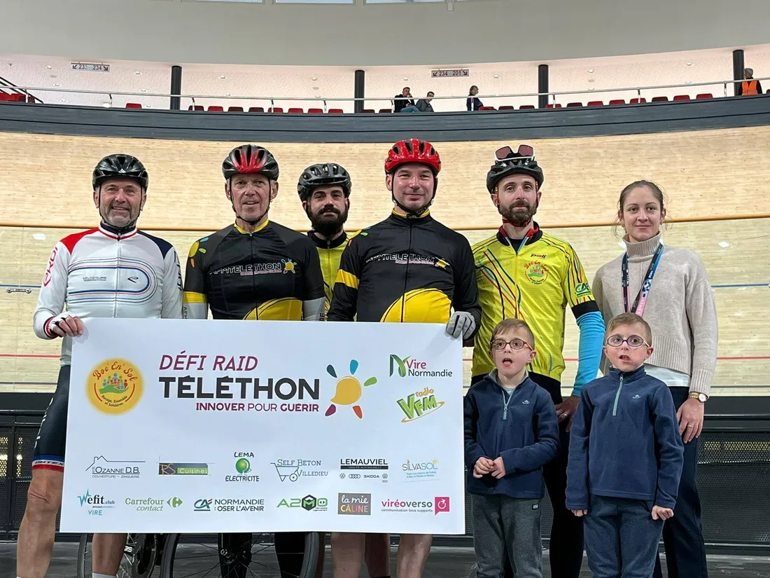 Serge Cordon et ses coéquipiers ont une nouvelle fois donné de leur personne au profit du Téléthon.