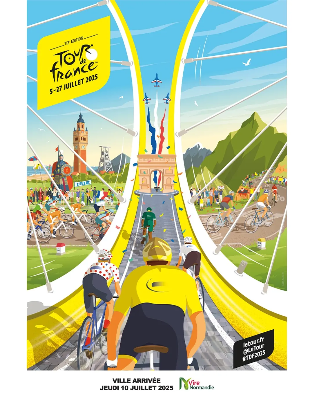 Il fera beau pour le Tour de France  Vire Normandie jeudi prochain. 