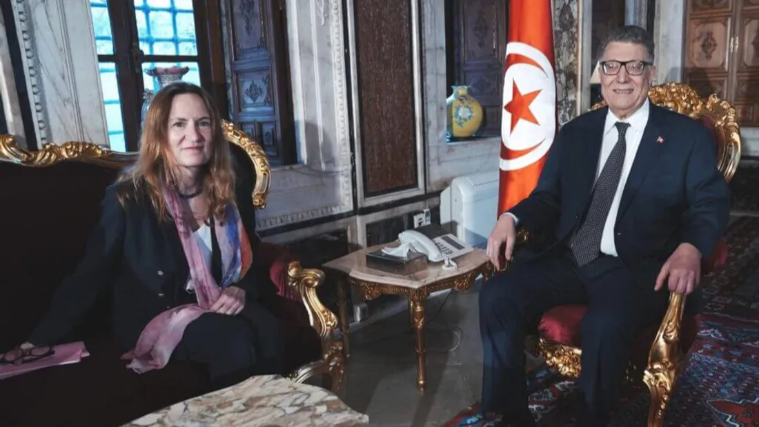 Anne Guéguen et Brahim Bouderbala 