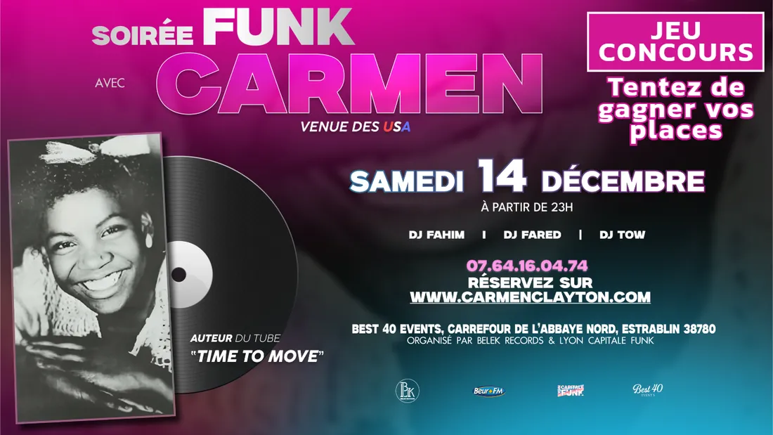 Soirée Funk avec Carmen