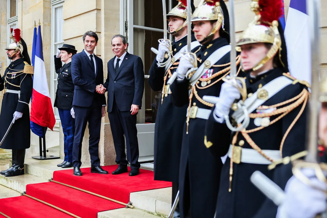 France - Tunisie (Gabriel Attal - Ahmed Hachani)