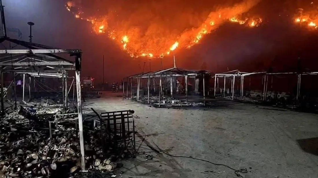 Incendie Jijel 