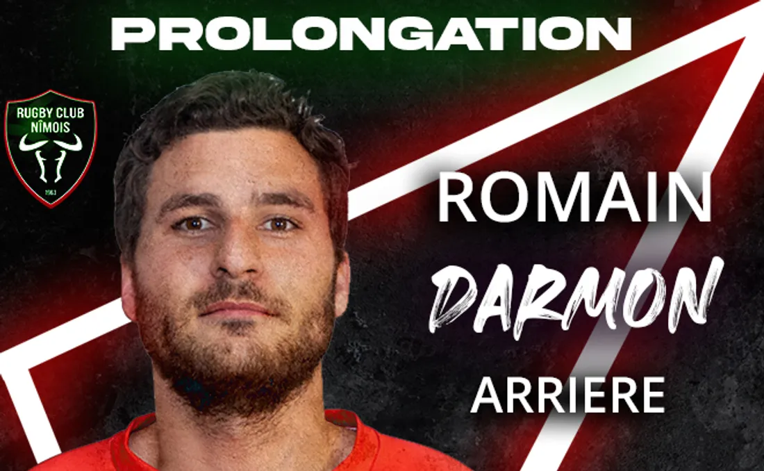 Romain Darmon rempile au Rugby Club Nîmois pour une saison supplémentaire