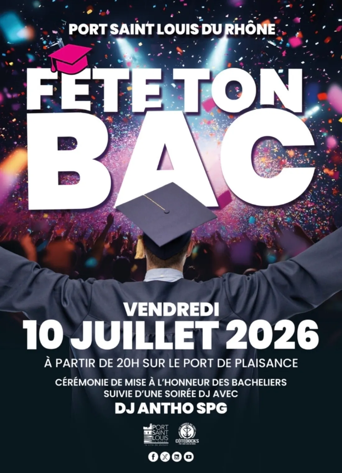 Port-Saint-Louis-du-Rhône célèbre les bacheliers dans une soirée festive au bord du port
