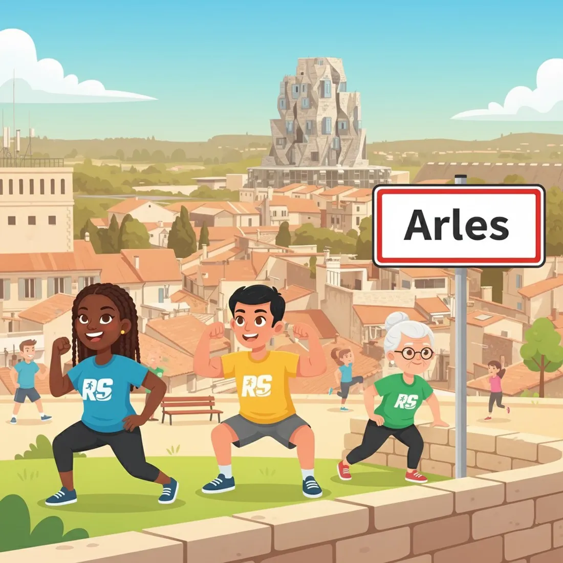 Run & Smile : sport et bonne humeur au pied de la Tour de Luma à Arles