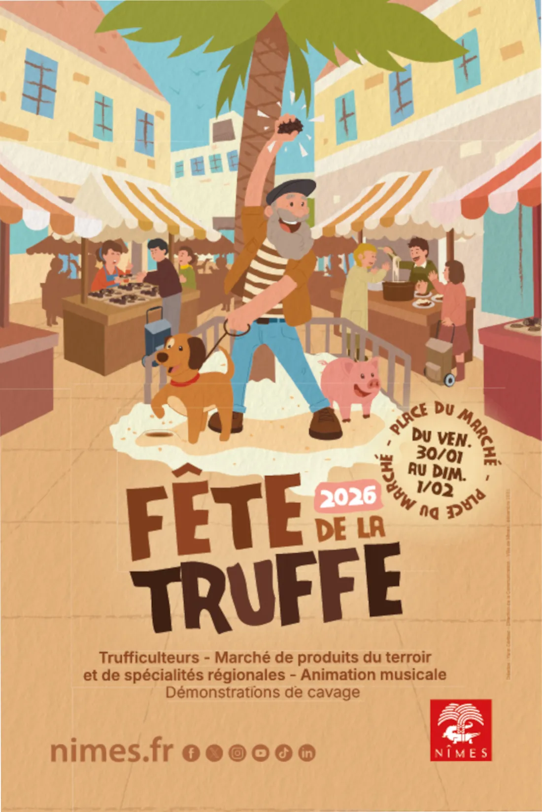 Fête de la Truffe 2026 à Nîmes : le diamant noir à l’honneur