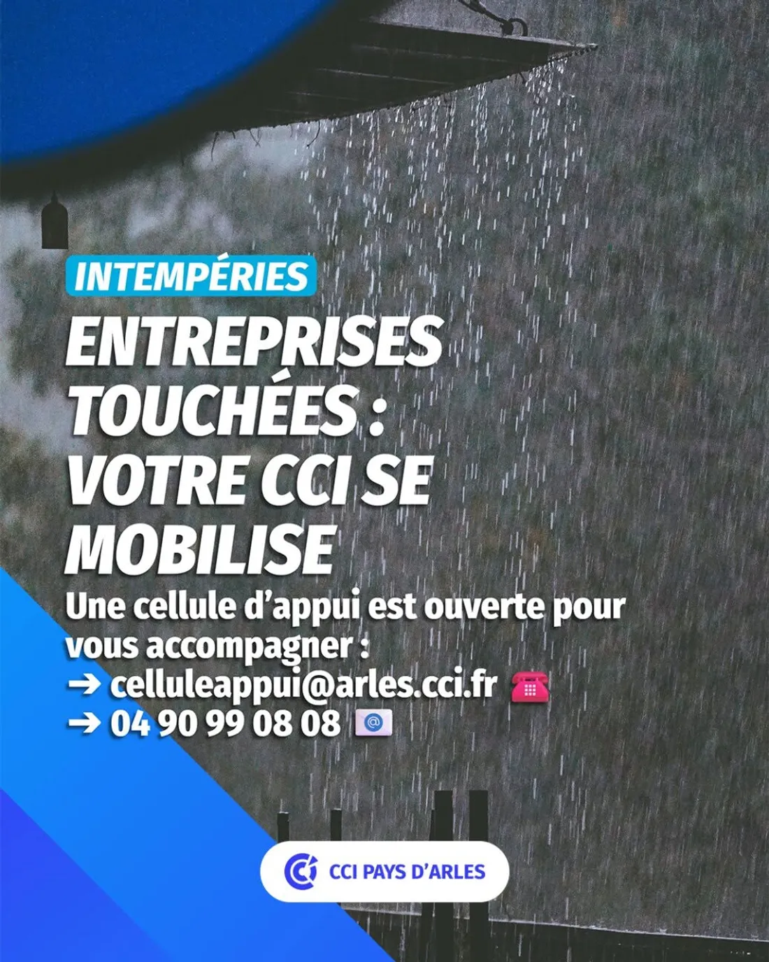 Intempéries dans le Pays d’Arles : la CCI lance une cellule d’appui pour les entreprises sinistrées