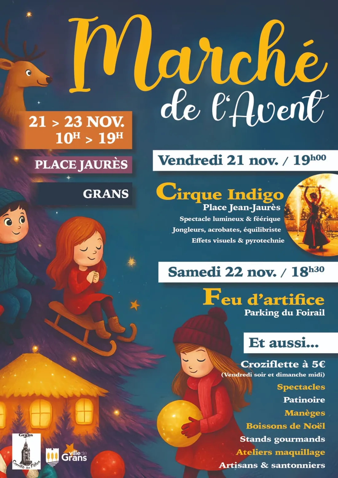 Grans ouvre la saison des fêtes avec un Marché de l’Avent plein de féérie