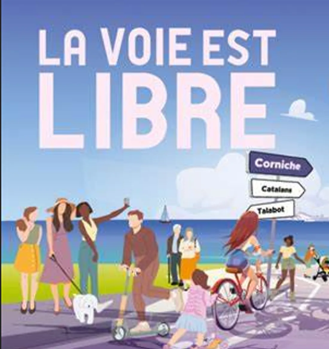 [ Société ] 35 000 promeneurs profitent de "La Voie est libre" sur la Corniche à Marseille