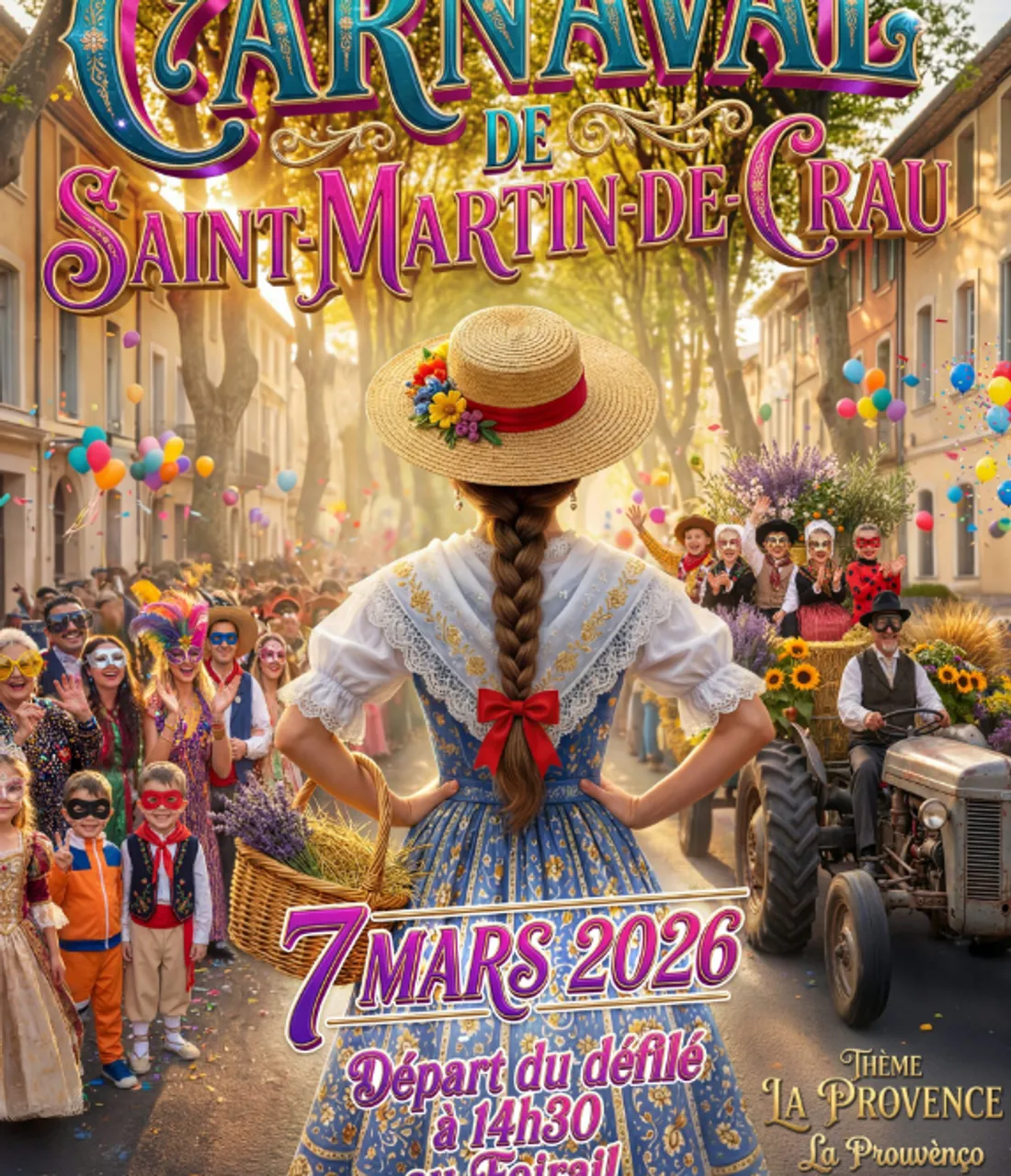 Carnaval de Saint-Martin-de-Crau : une journée festive placée sous le signe de la Provence