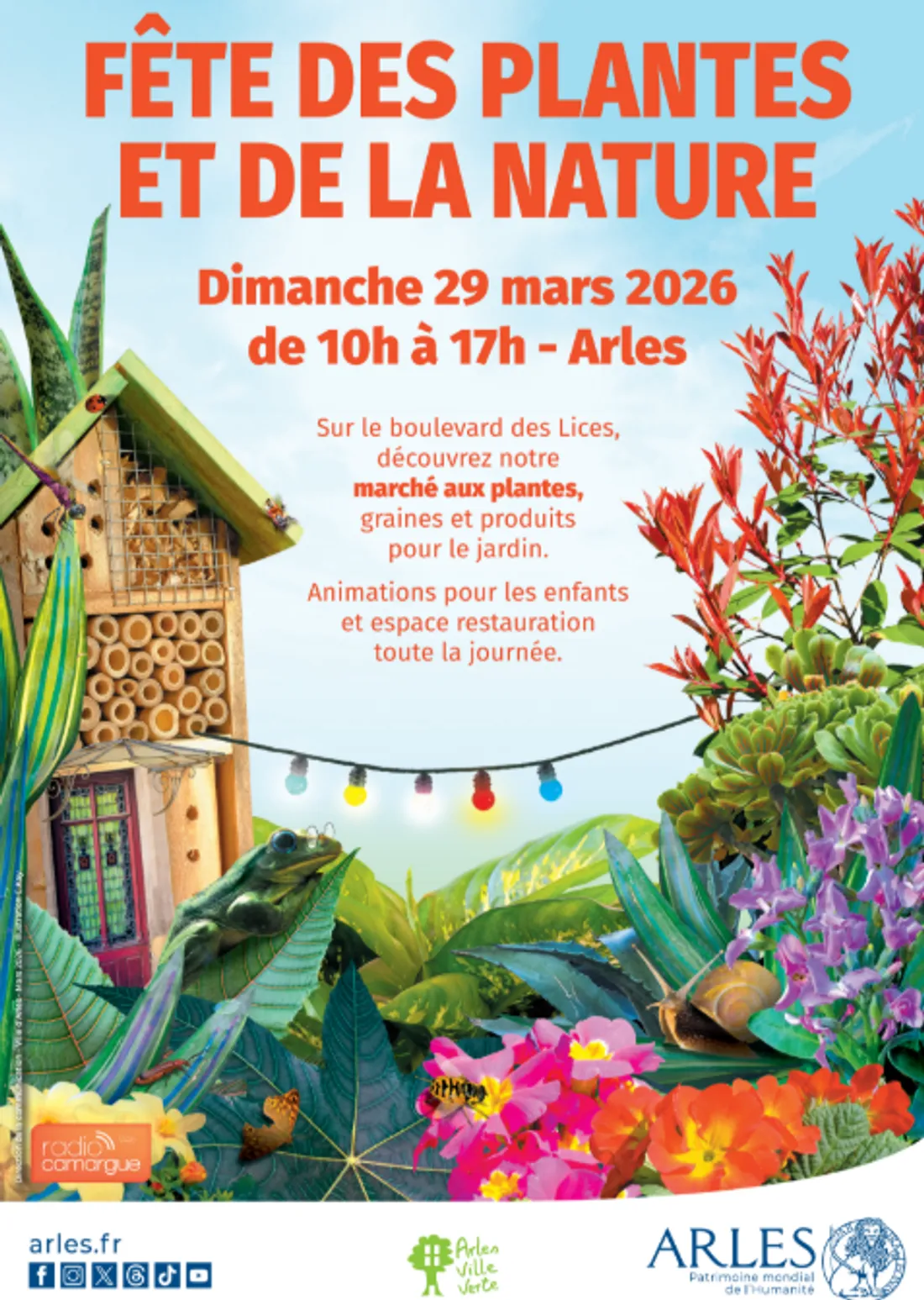 Arles célèbre la nature avec une grande Fête des Plantes le 29 mars