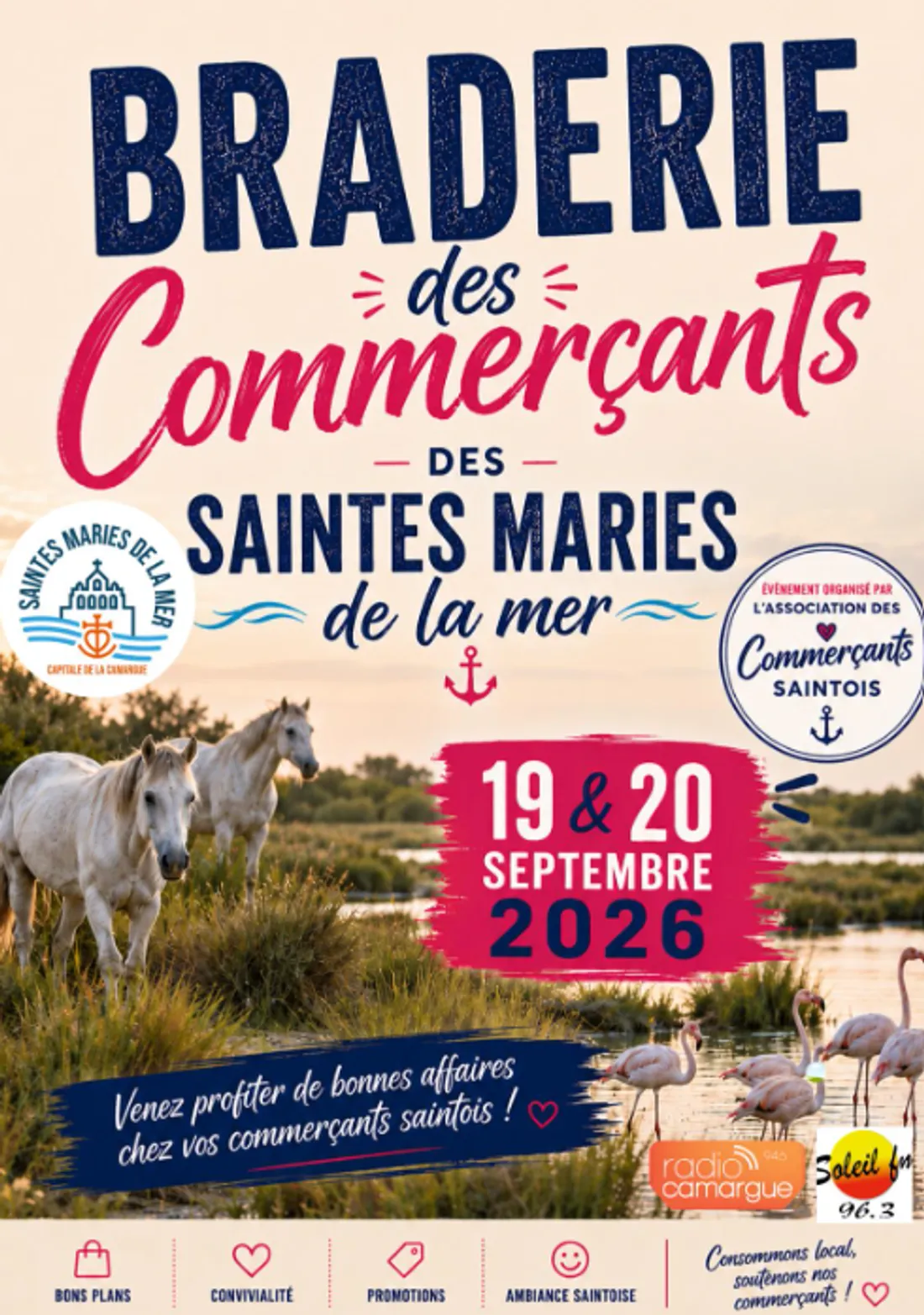 Saintes-Maries-de-la-Mer : deux jours de bonnes affaires avec la grande braderie des commerçants