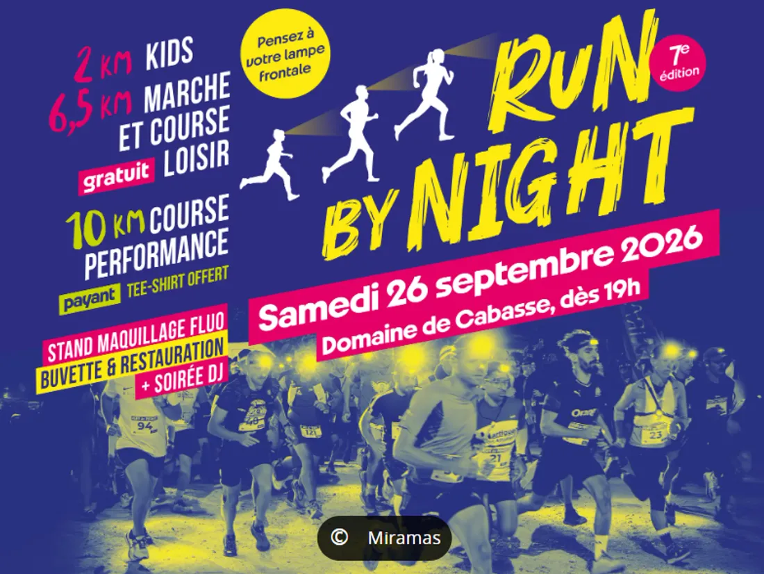 Run by Night à Miramas : une soirée sportive et festive sous les étoiles