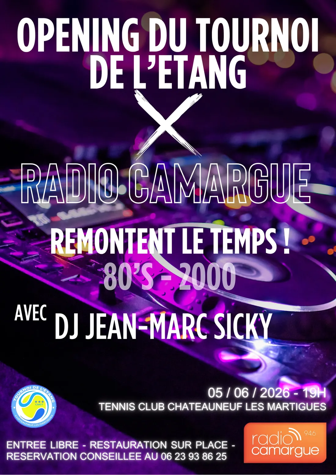 Soirée d’ouverture du Tournoi de l’Étang : une grande fête musicale à Châteauneuf-les-Martigues