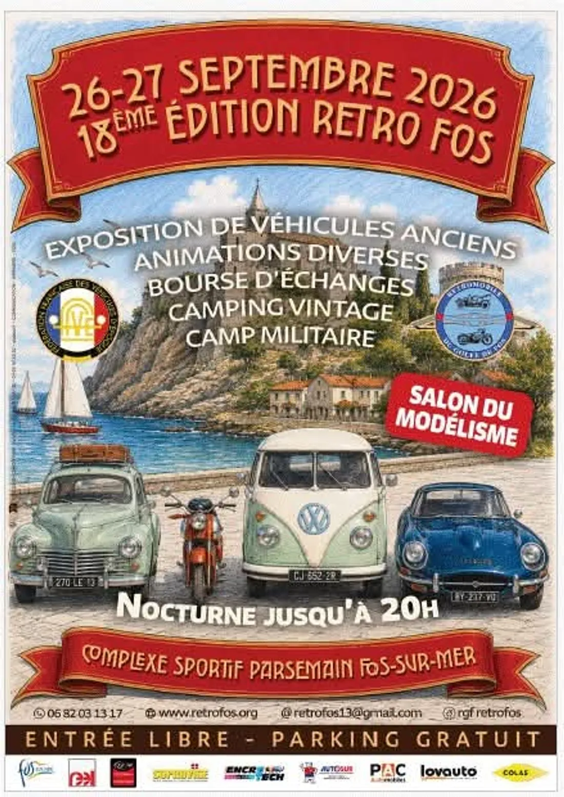 RétroFos revient à Fos-sur-Mer pour un week-end dédié aux véhicules anciens