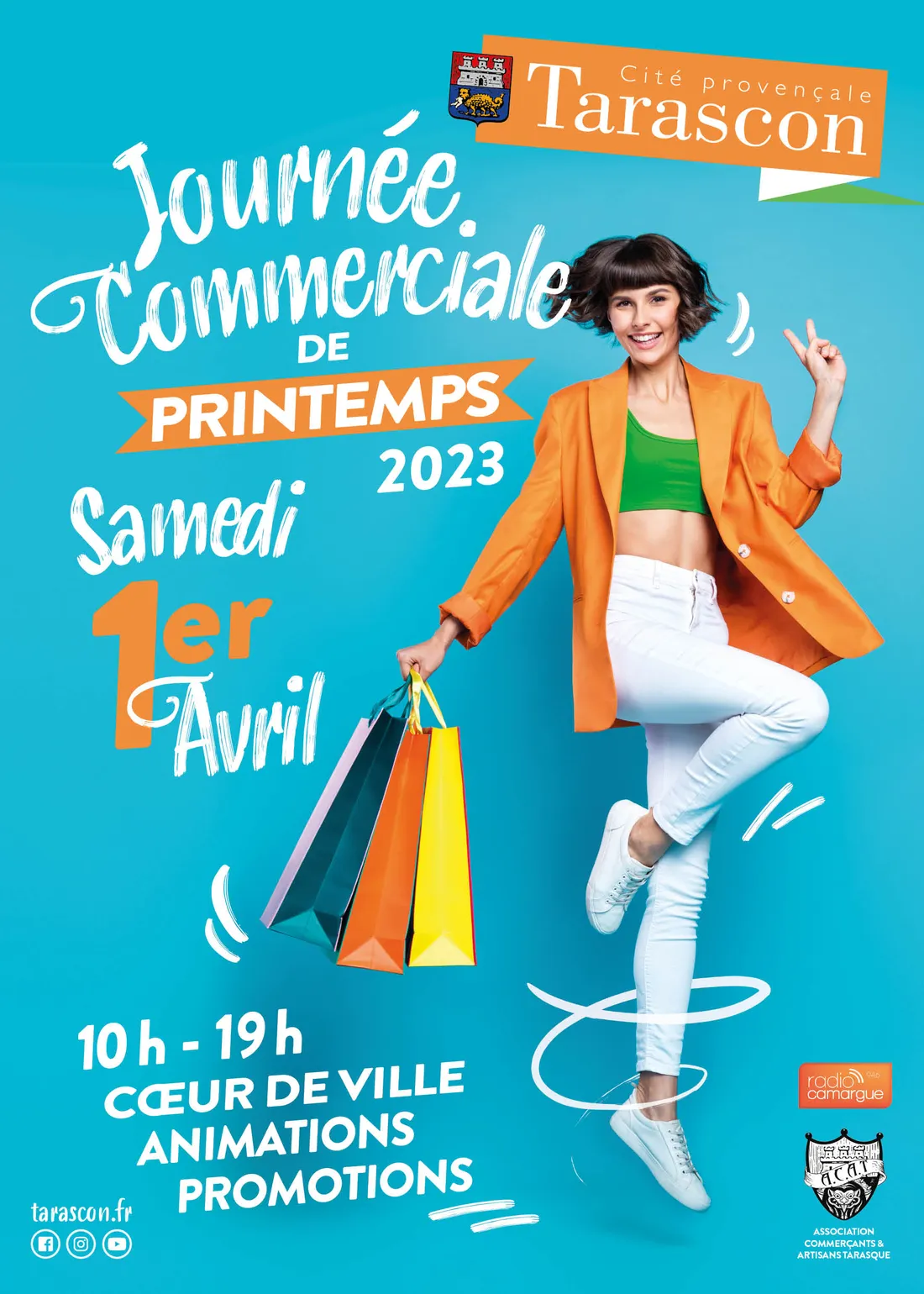 [ ECONOMIE ] Tarascon: Notez la journée commerciale de Printemps ce samedi 1er avril !