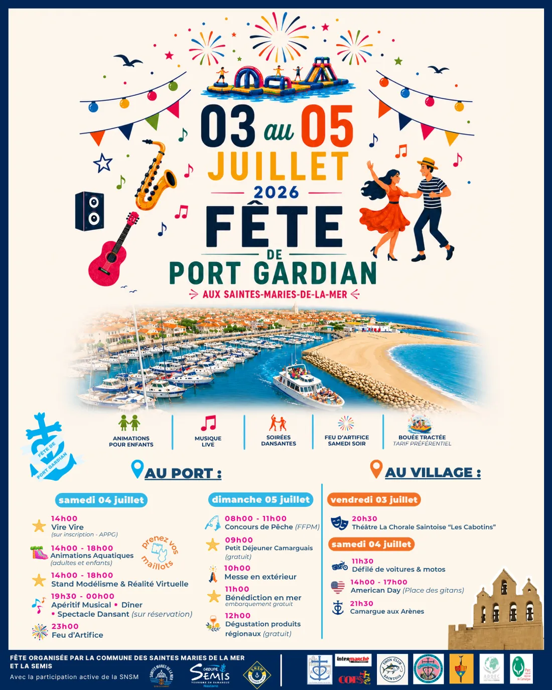 Fête de Port Gardian : trois jours d’animations et de festivités aux Saintes-Maries-de-la-Mer