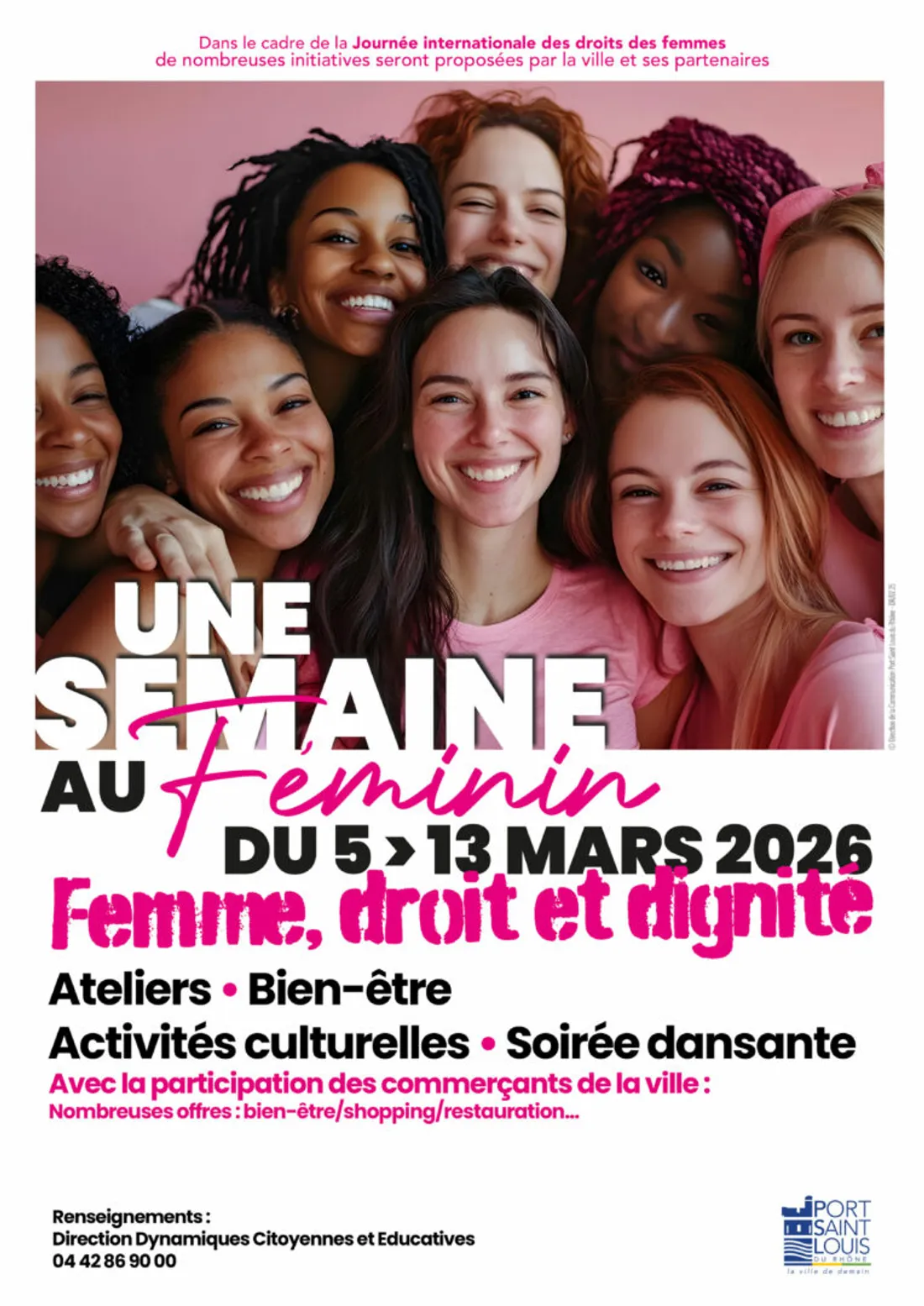 Port-Saint-Louis-du-Rhône célèbre la Semaine au féminin du 5 au 13 mars