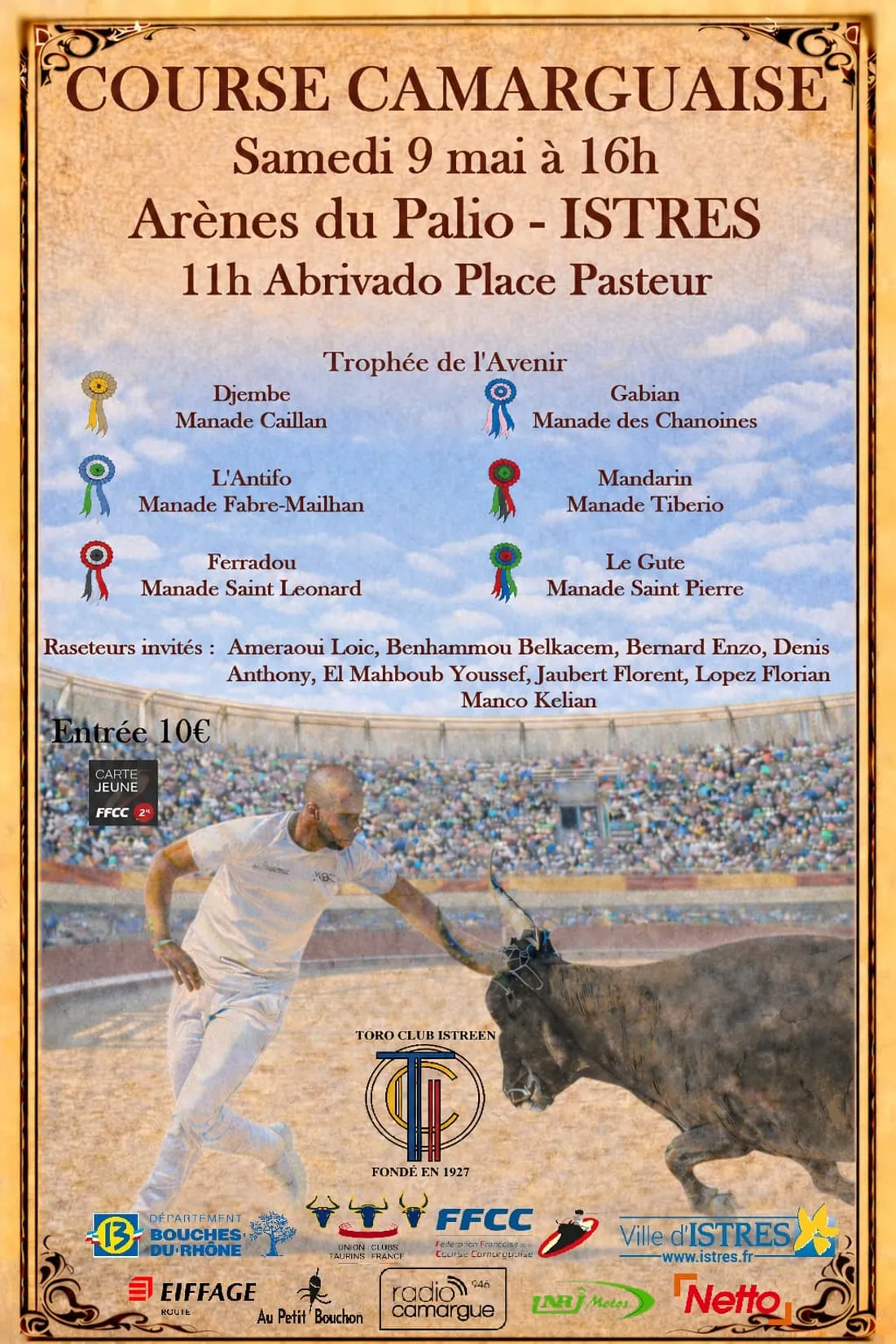 [TRADITIONS]  Le Toro Club Istreen célèbre la tradition camarguaise à Istres le 9 mai 2026