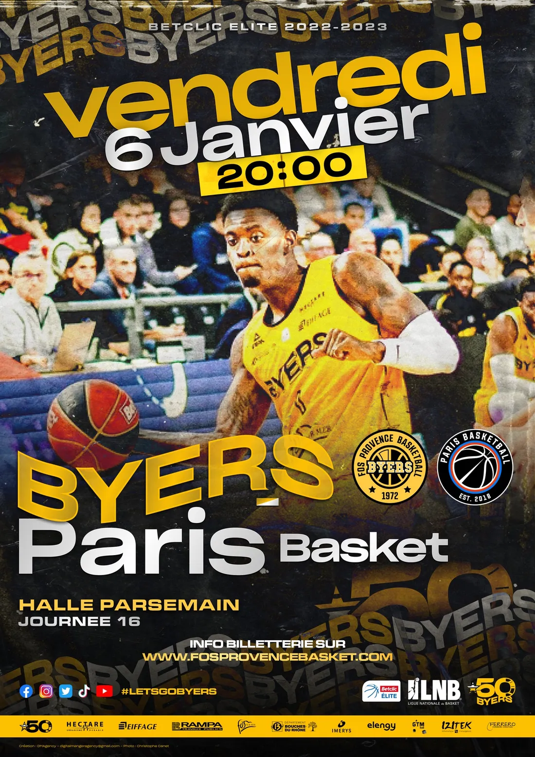 [ SPORT ] Basketball/BetclicElite: Une rentrée enflammée ce vendredi 6 janvier pour les Byers !